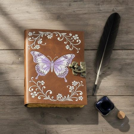Butterfly Floral Vintage Journal