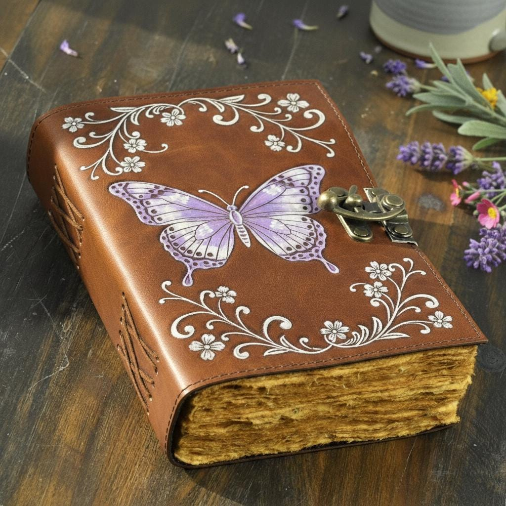 Butterfly Floral Vintage Journal - Image 2
