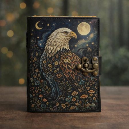 Eagle Moon Floral Vintage Journal