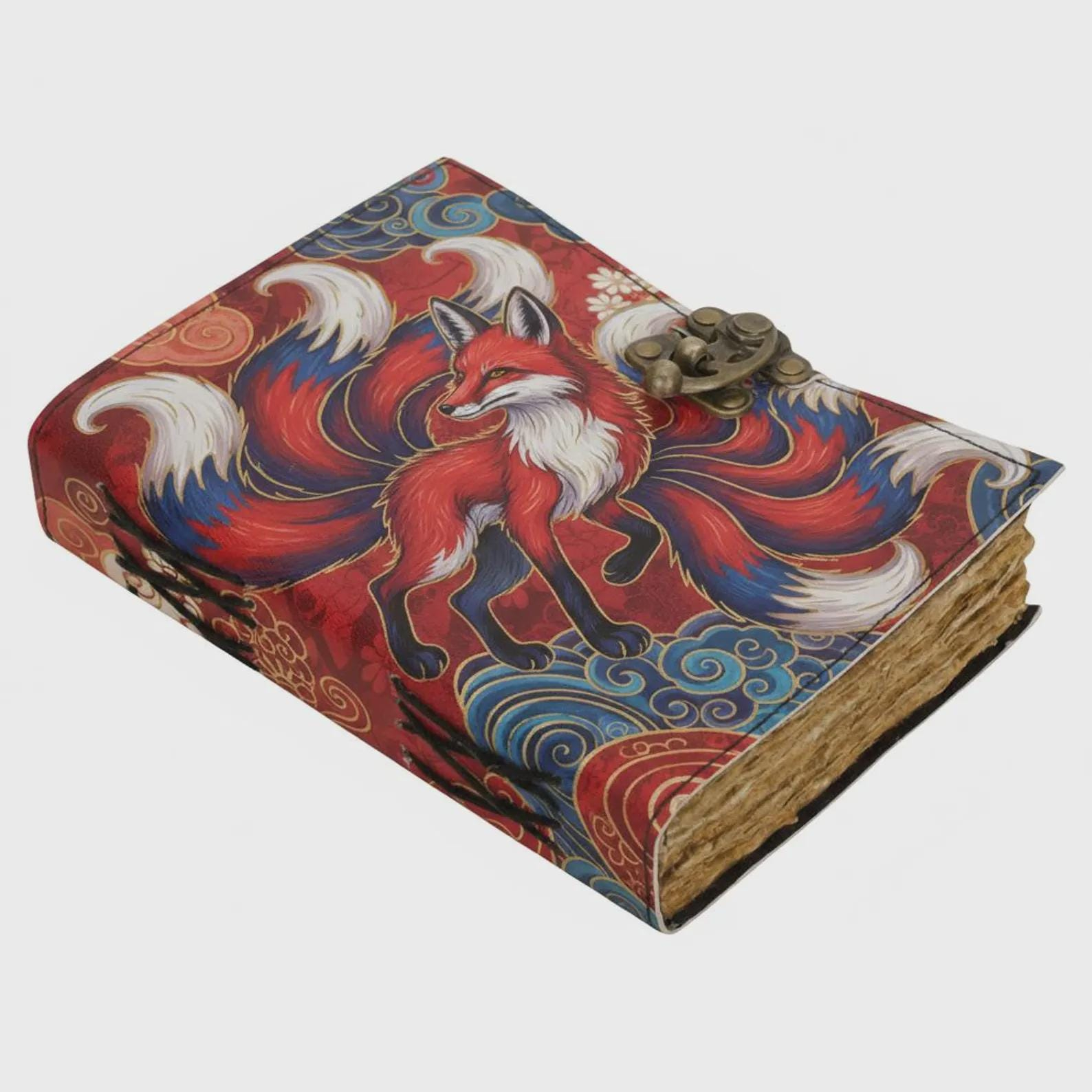 Nine-Tailed Fox Wave Vintage Journal - Image 5