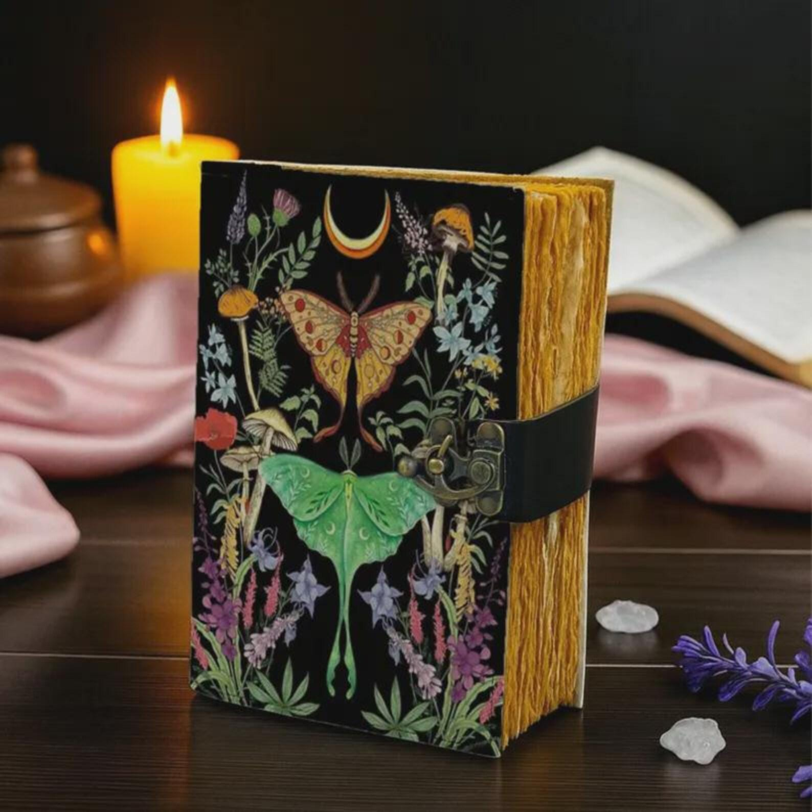 Luna Moth Floral Vintage Journal - Image 4