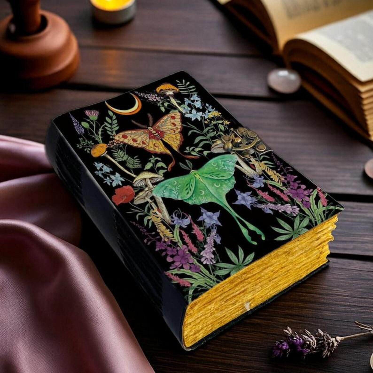 Luna Moth Floral Vintage Journal - Image 3