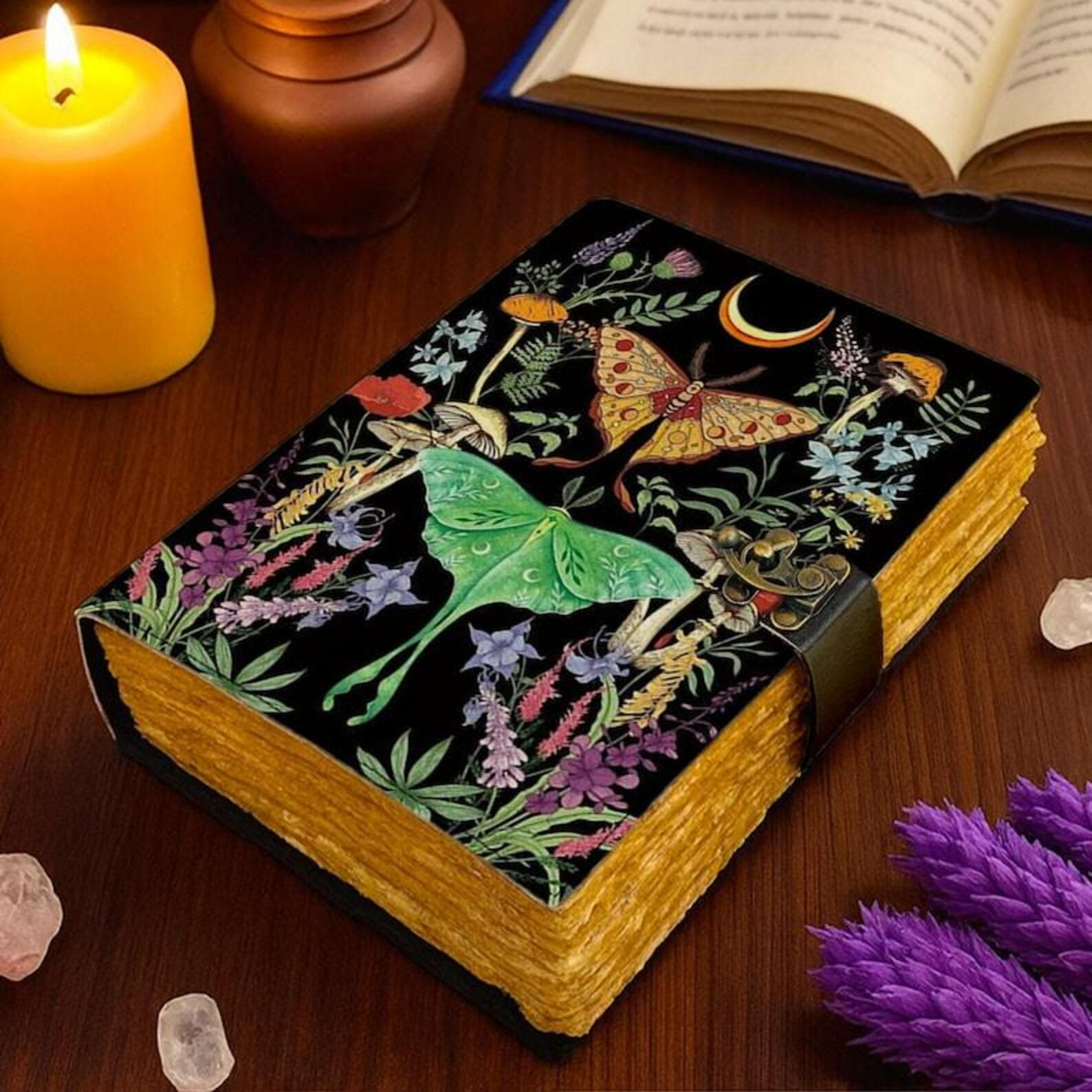 Luna Moth Floral Vintage Journal - Image 2