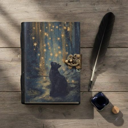 Starry Cat Vintage Journal