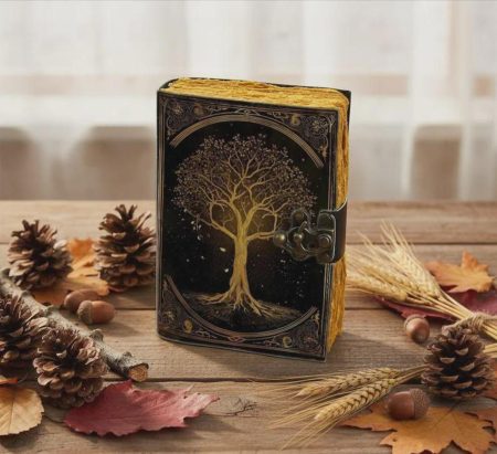 Golden Tree of Life Vintage Journal