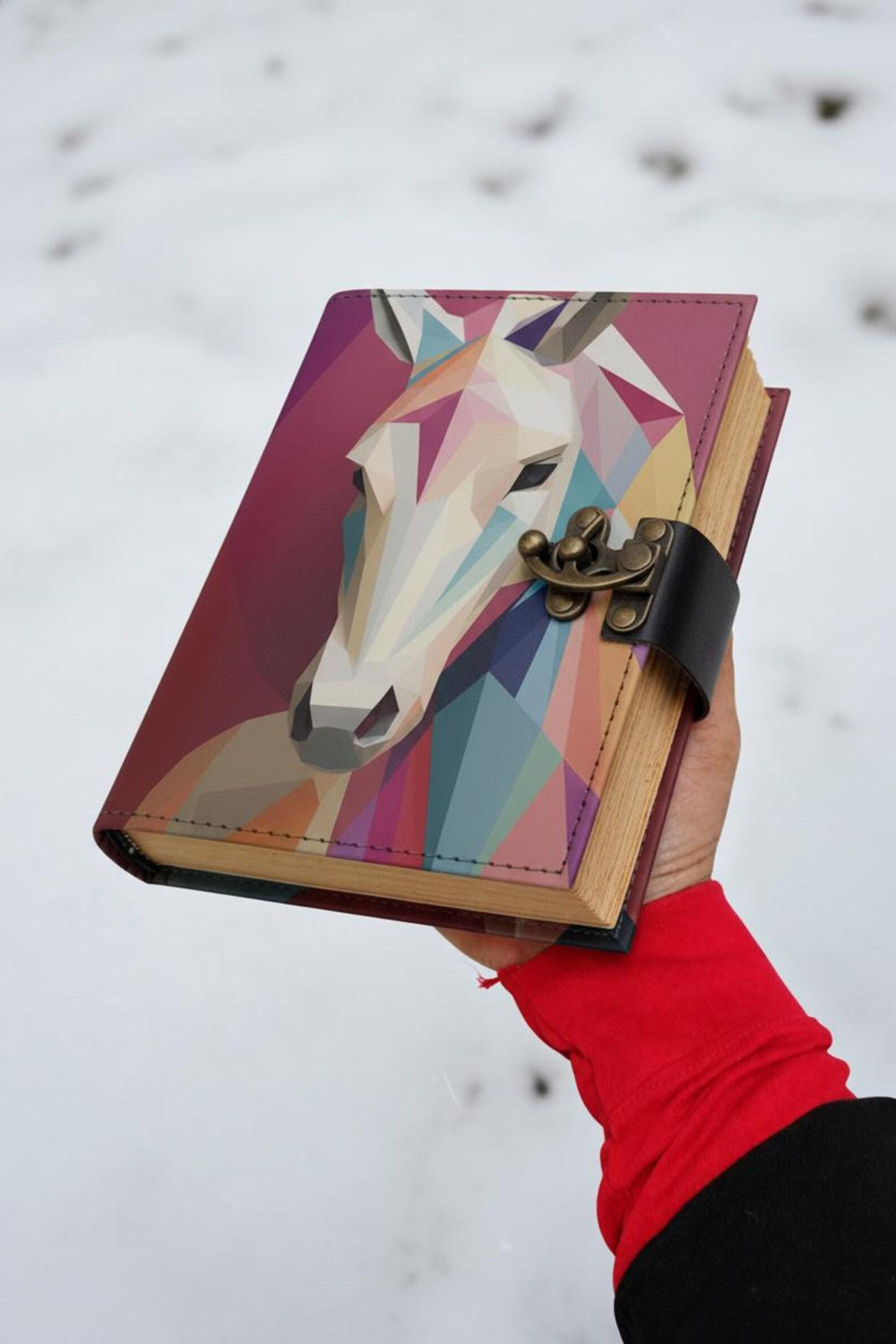 Geometric Unicorn Vintage Journal - Image 2