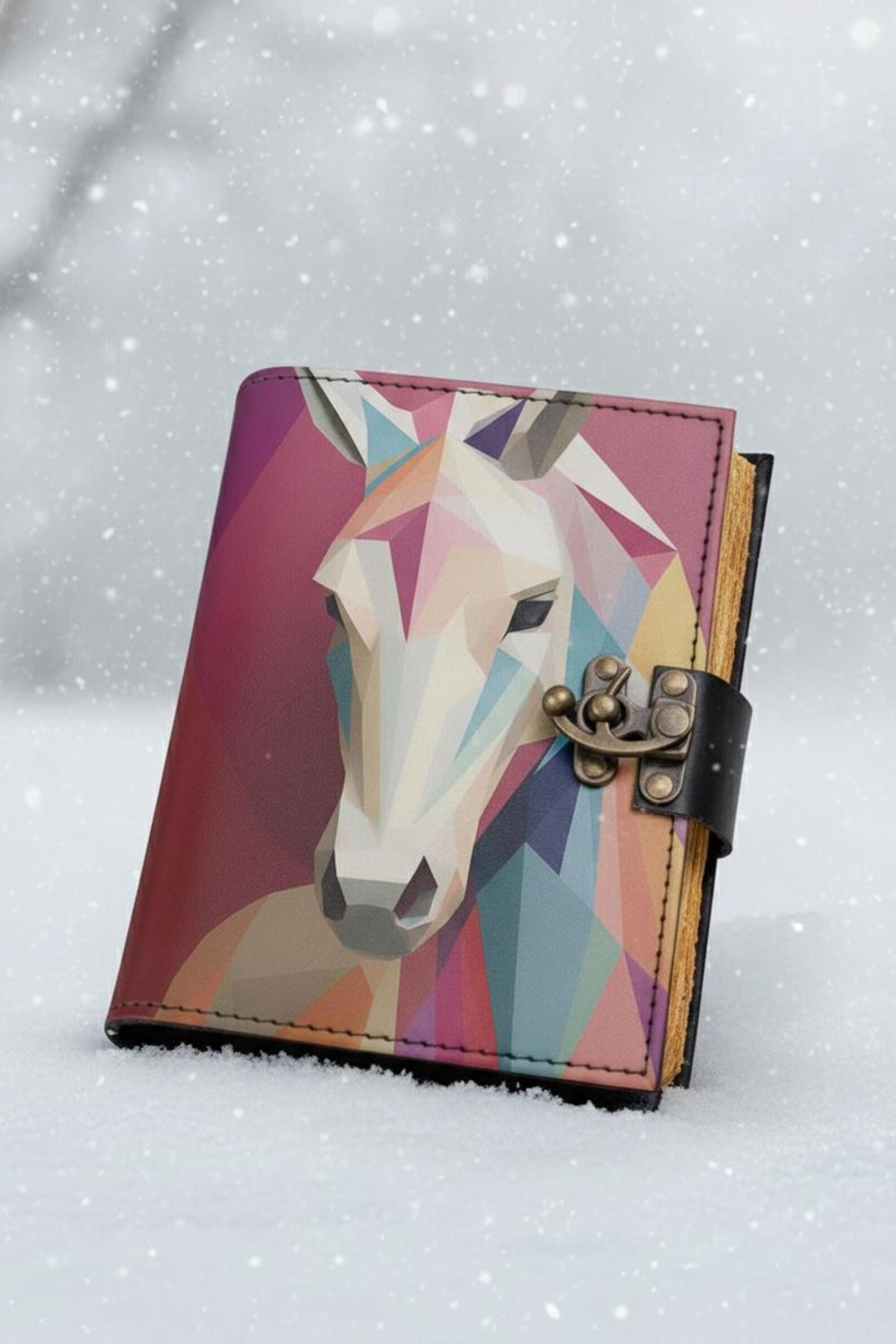 Geometric Unicorn Vintage Journal - Image 3